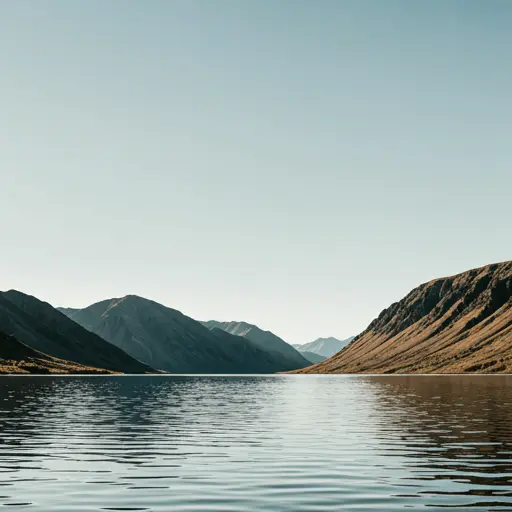 Serene nature landscape